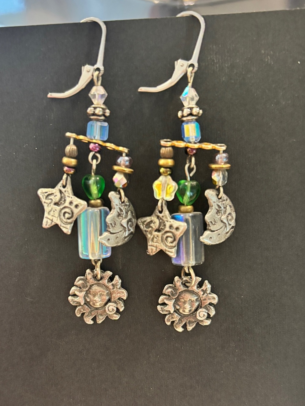 ✨ Celestial Sun Moon Star Earrings ✨